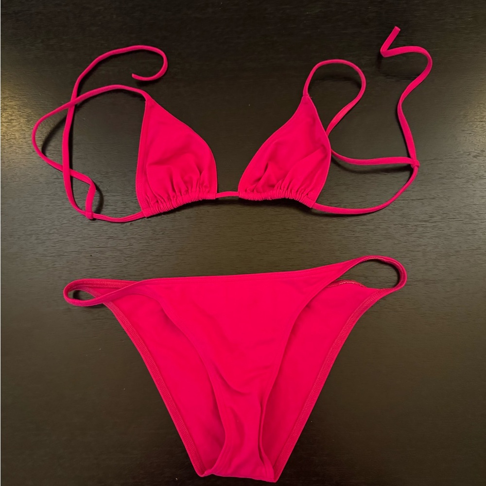 Eres Swimwear Hot Pink Mouna Top & Malou Briefs